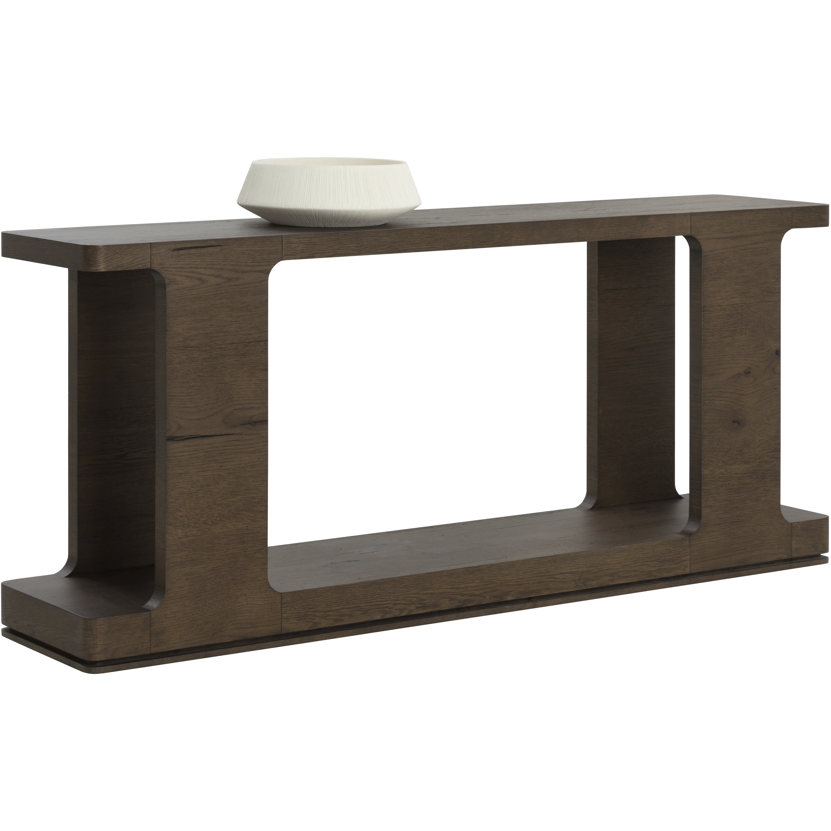 Hercules 71 X 14 inch Aged Brown Console Table